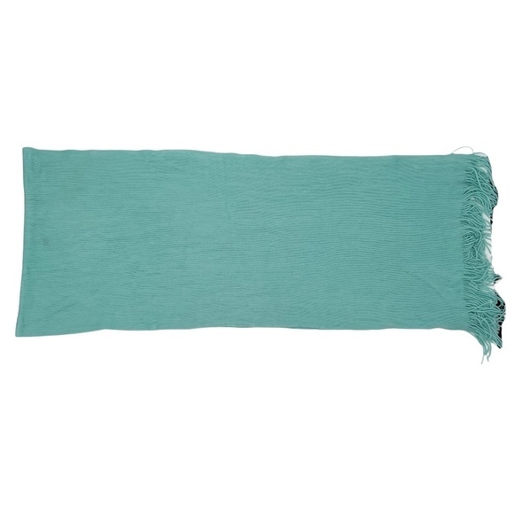 Layers By Lizden Green Acrylic Fringe Scarf - Picture 9 of 11